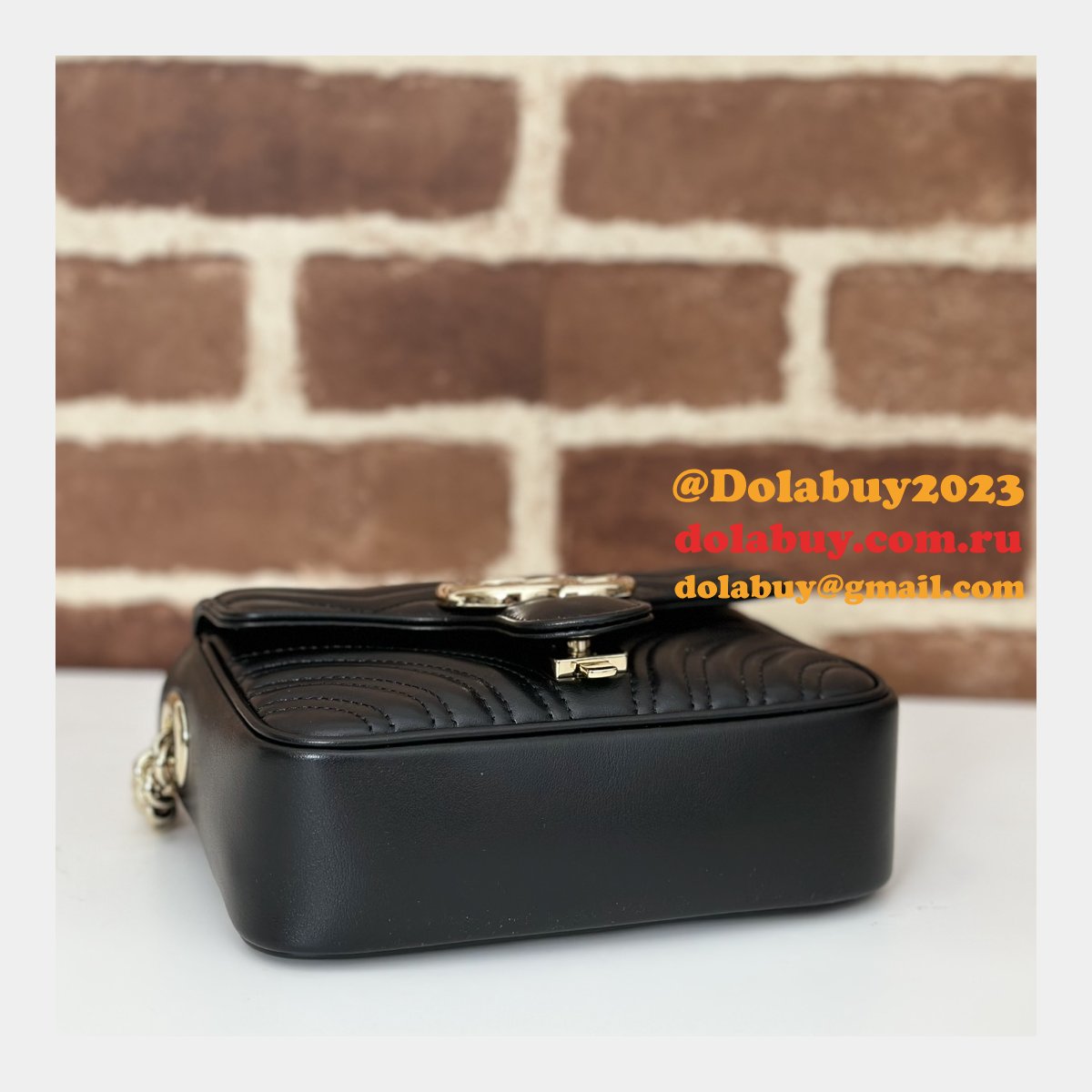 best gg marmont G*u*i 811238 top handle knockoff bag
