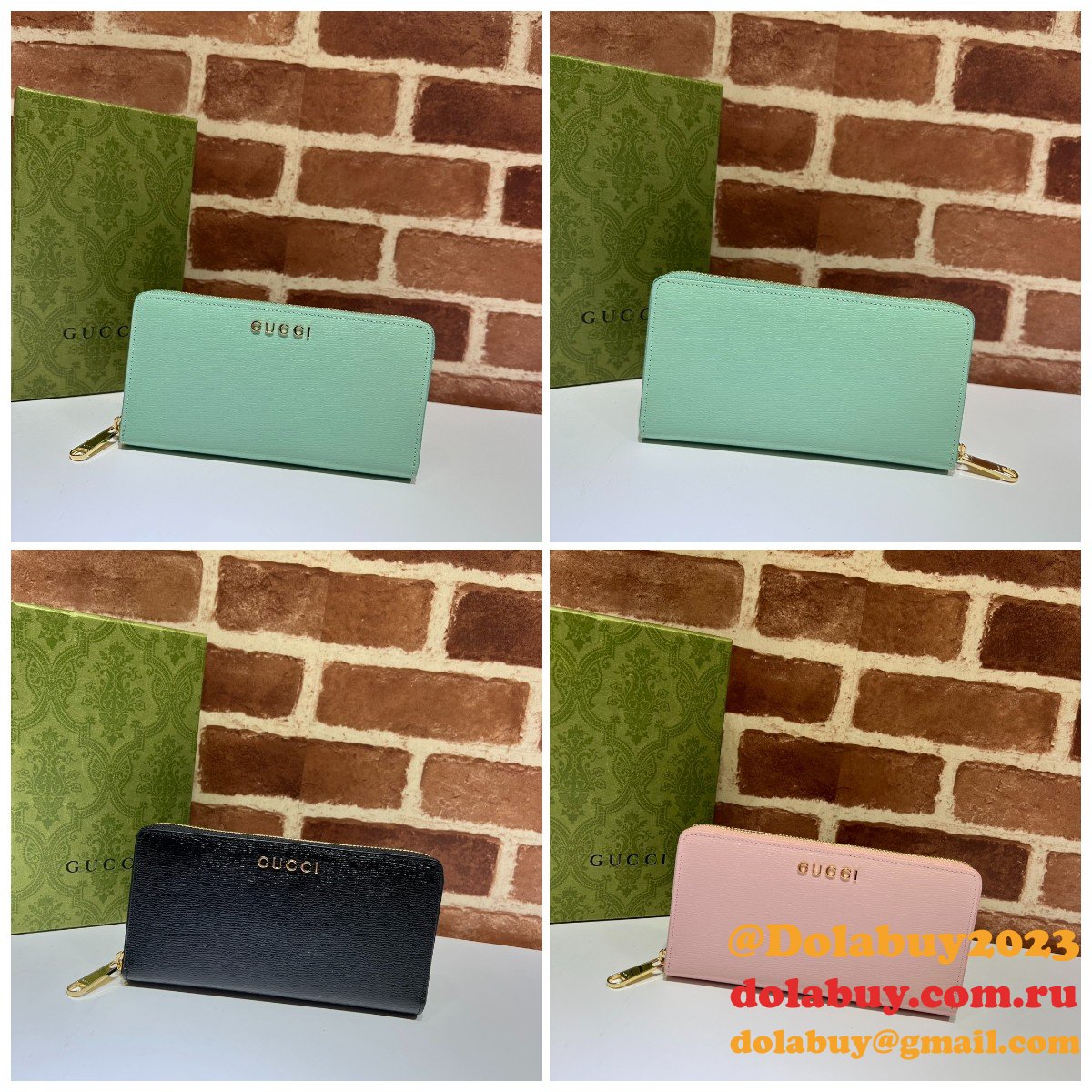 zip around wallet 1:1 mirror G*u*i script 772642 perfect bag