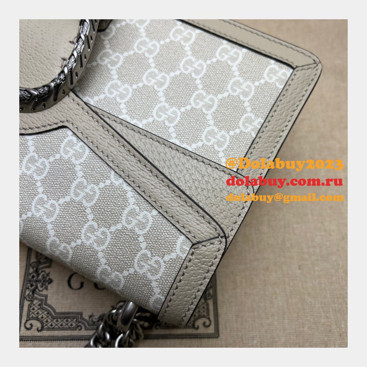 best quality G*u*i replica 400249 dionysus small shoulder leather bag