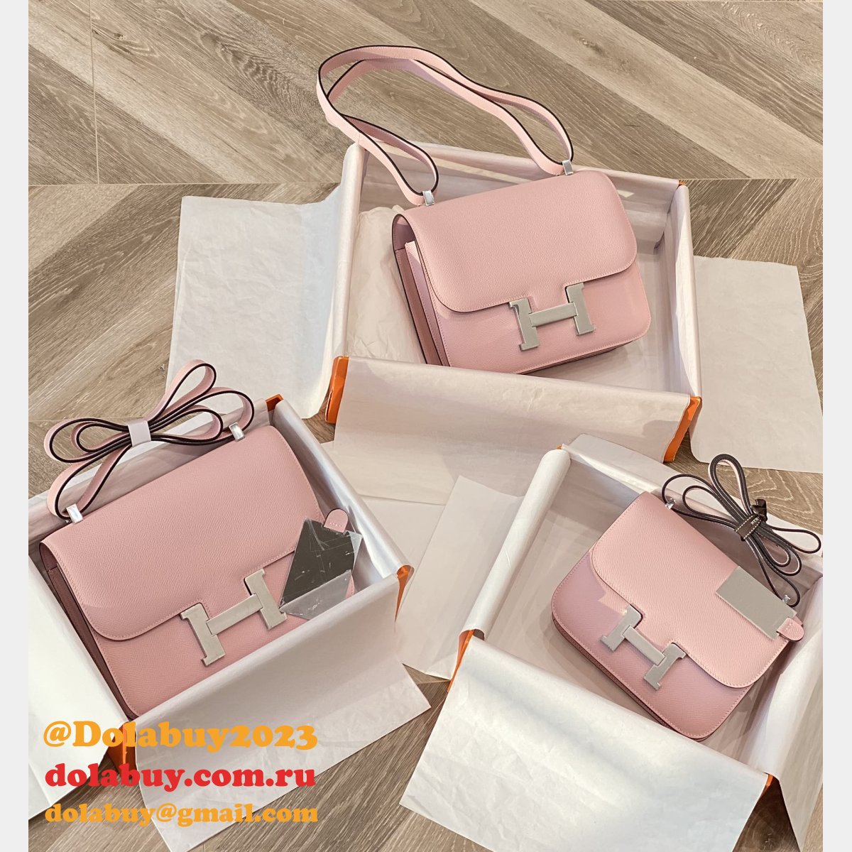 News Best Replica Hermes Mirror Single Compartment 23CM Epsom Bags