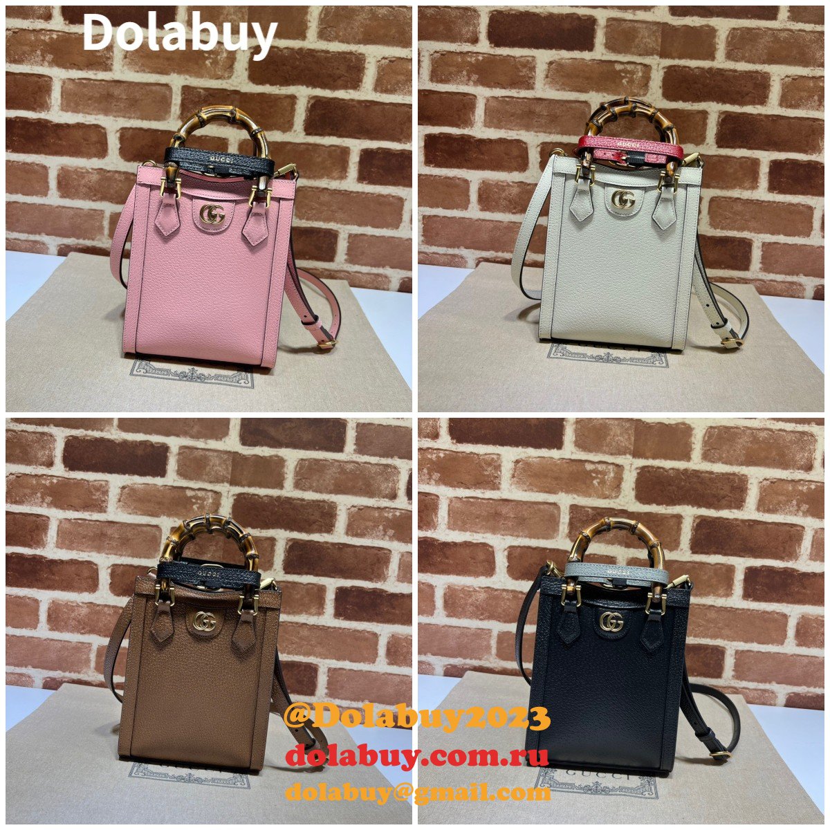 G*u*i replicas diana 1:1 mirror tote perfect 739079 bag