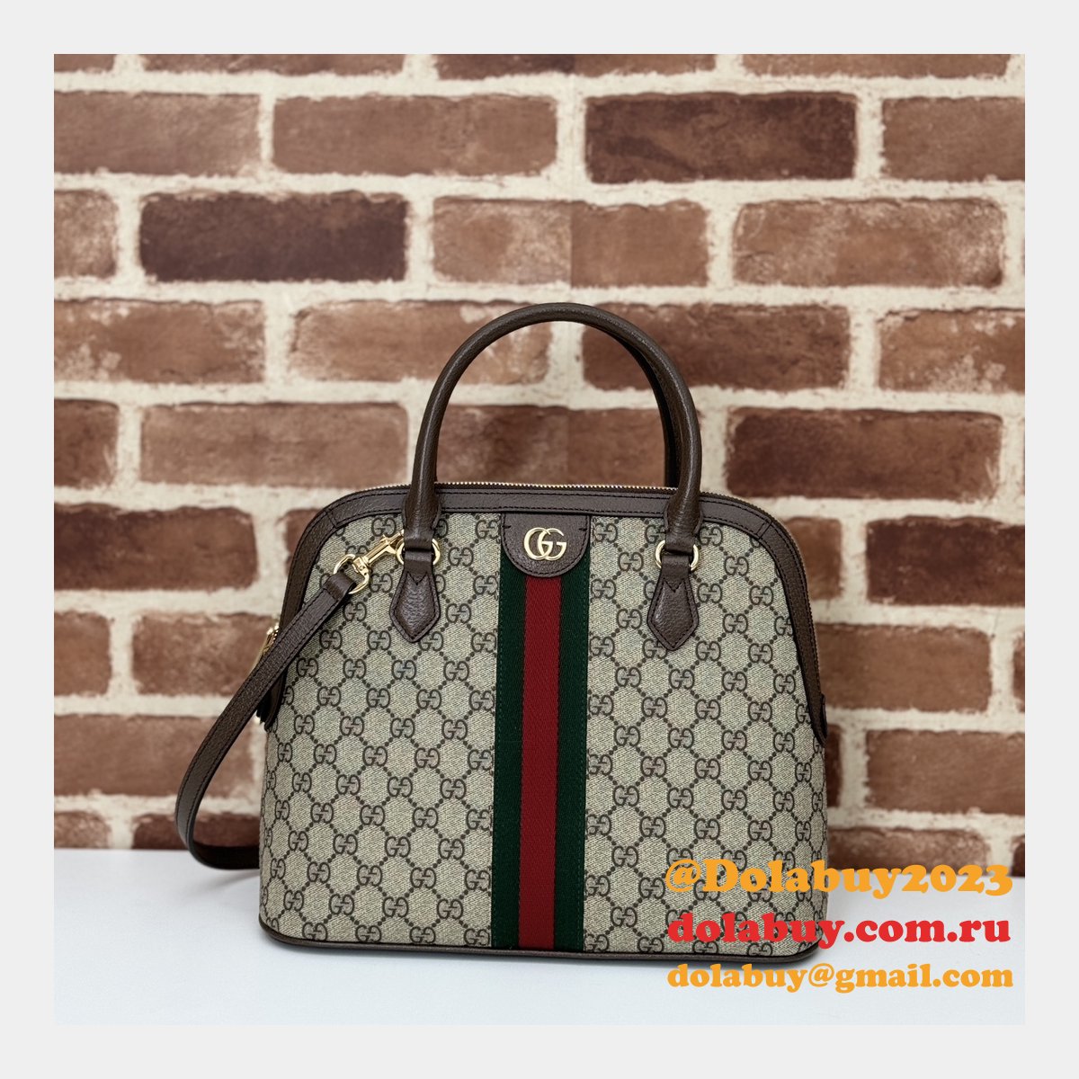 ophidia medium top handle 795258 designer G*u*i fake bag