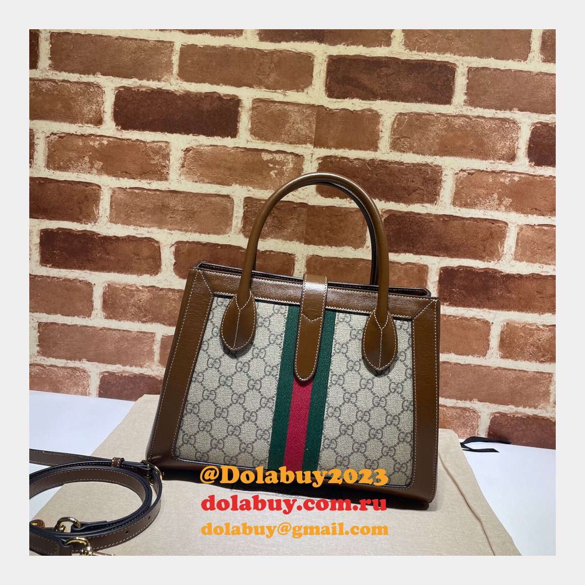 high quality replica G*u*i 649016 jackie 1961 medium tote leather bag