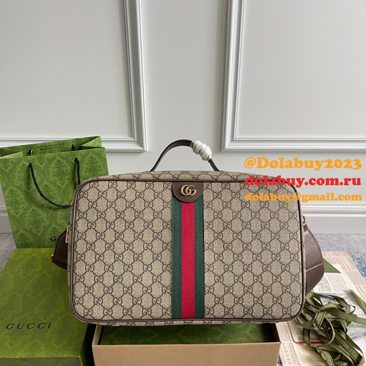 top quality G*u*i savoy shoe case supreme 752587