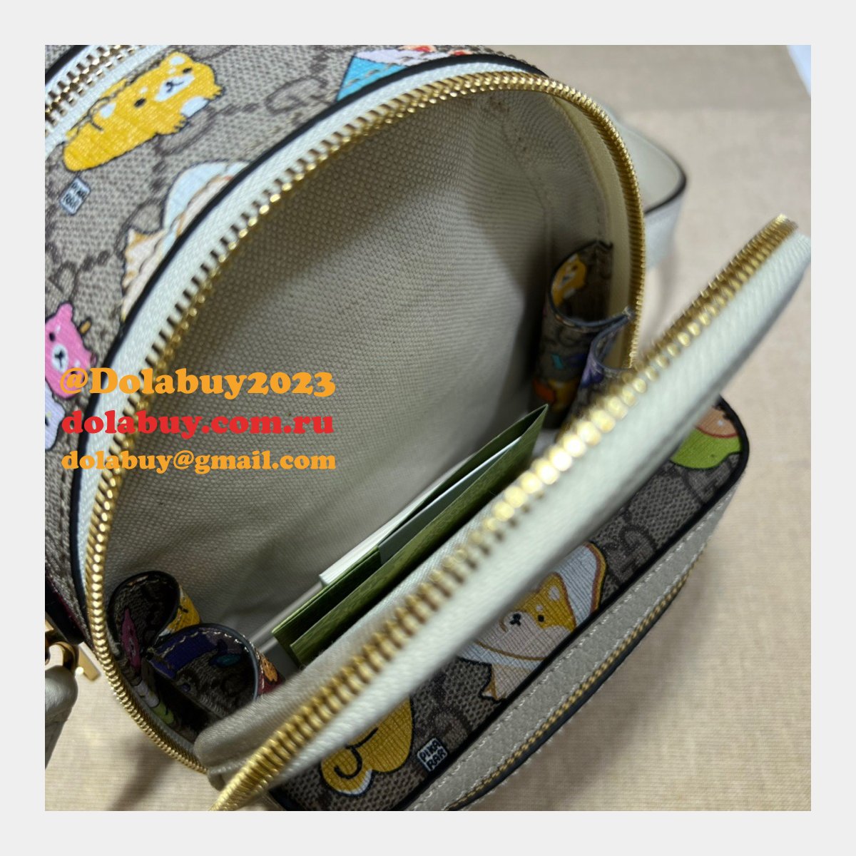G*u*i fake animal print multi-function 725654 high quality bag