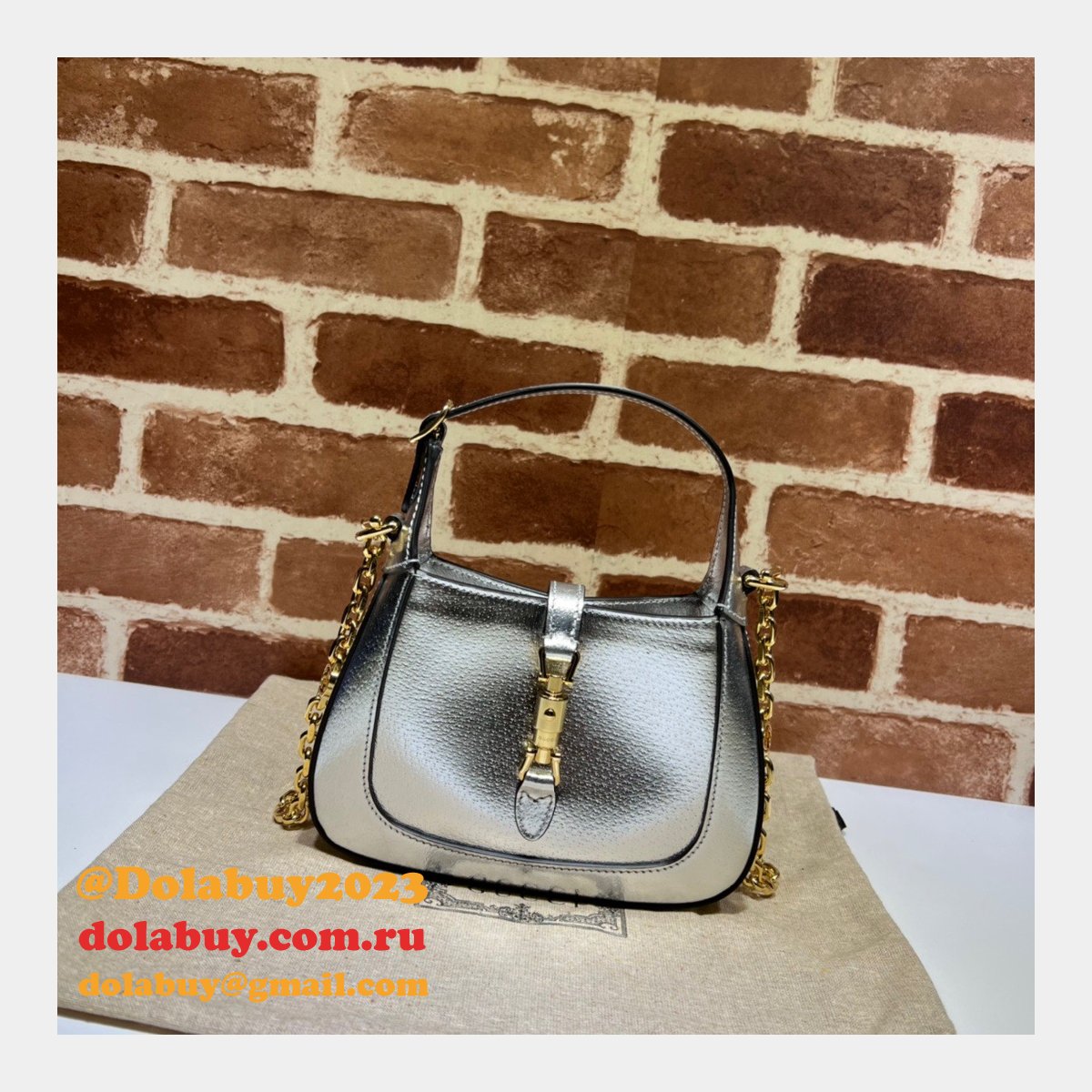 G*u*i replica chain 675799 jackie 1961 lizard cheap bag