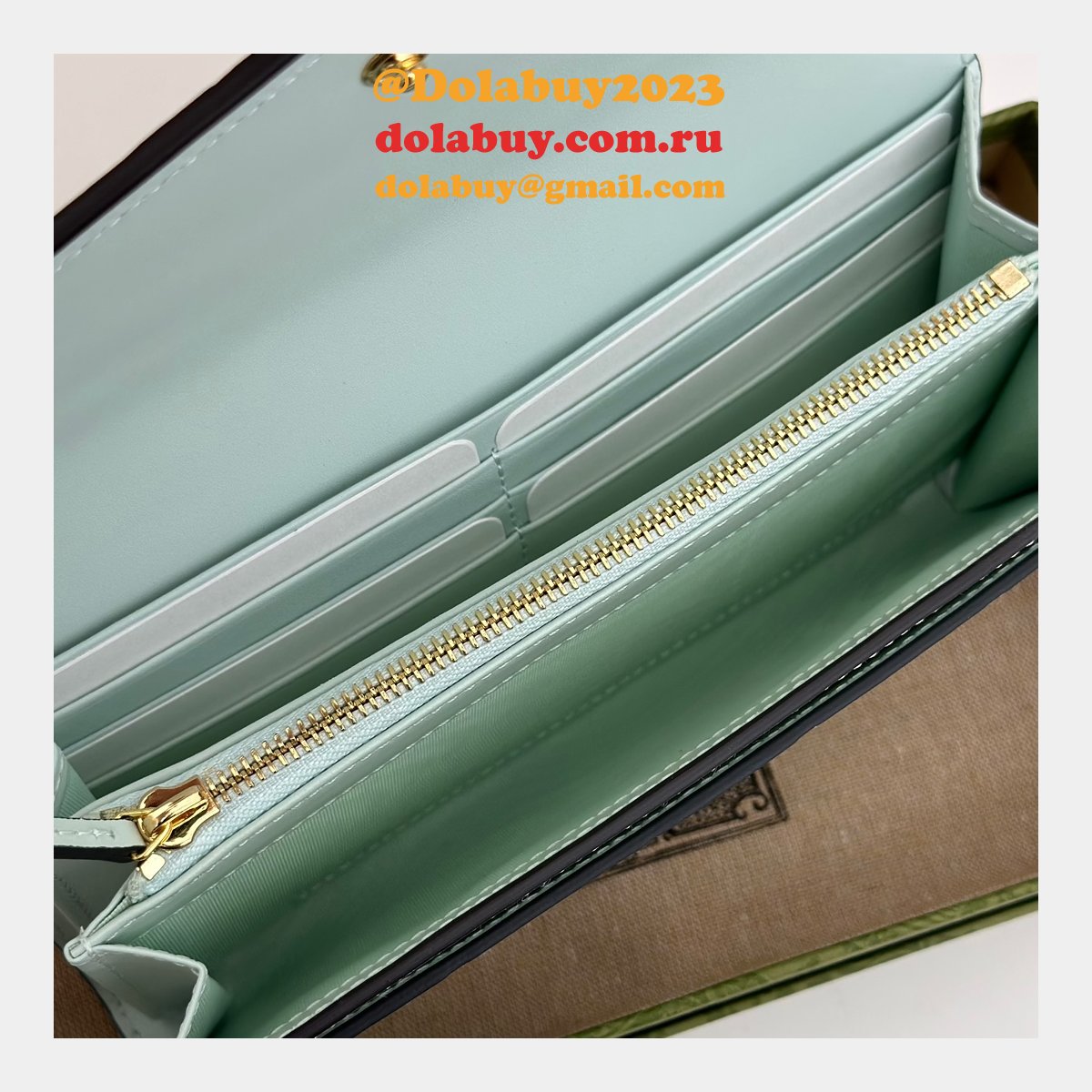 perfect best G*u*i replica 1:1 mirror 772791 gg continental wallet