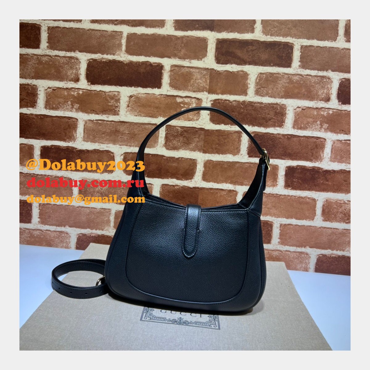best quality fake G*u*i 636709 jackie 1961 natural grain bag