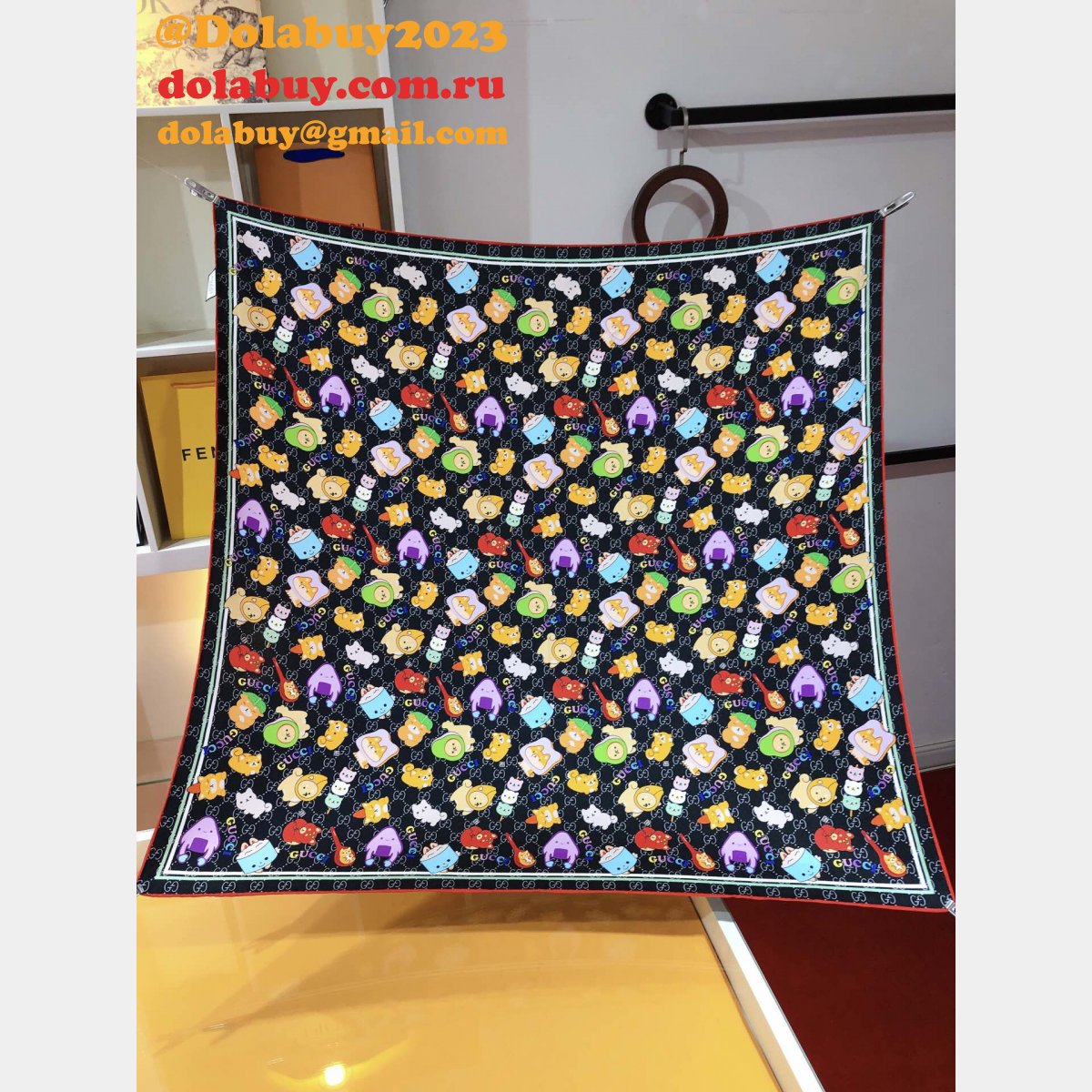 cheap G*u*i silk scarf replica design sale