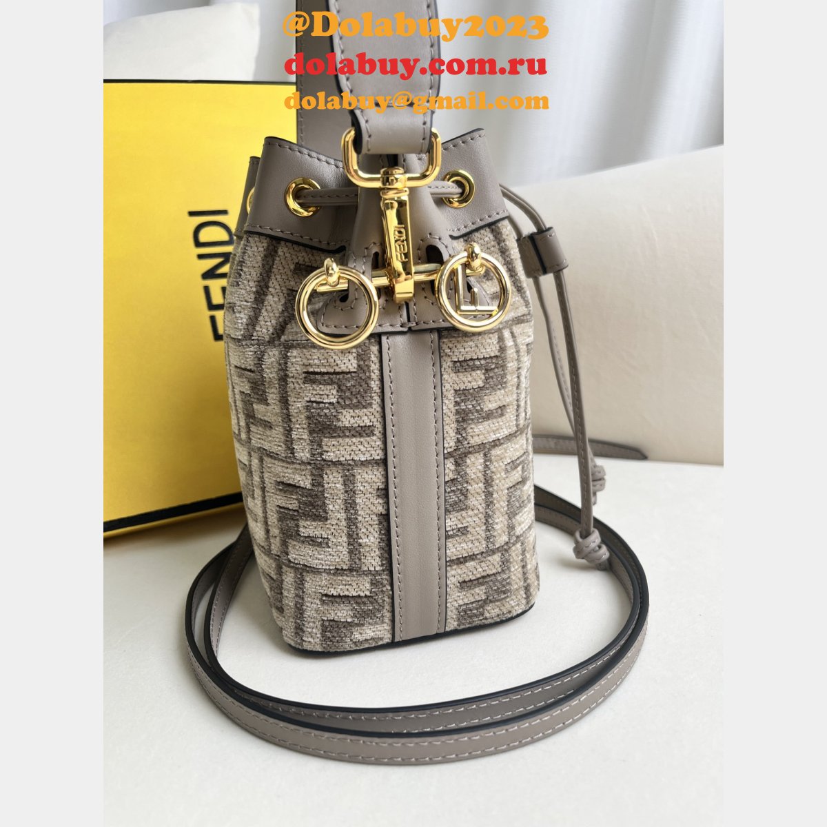 top quality wholesale F**di mon tresor ff small bucket bag
