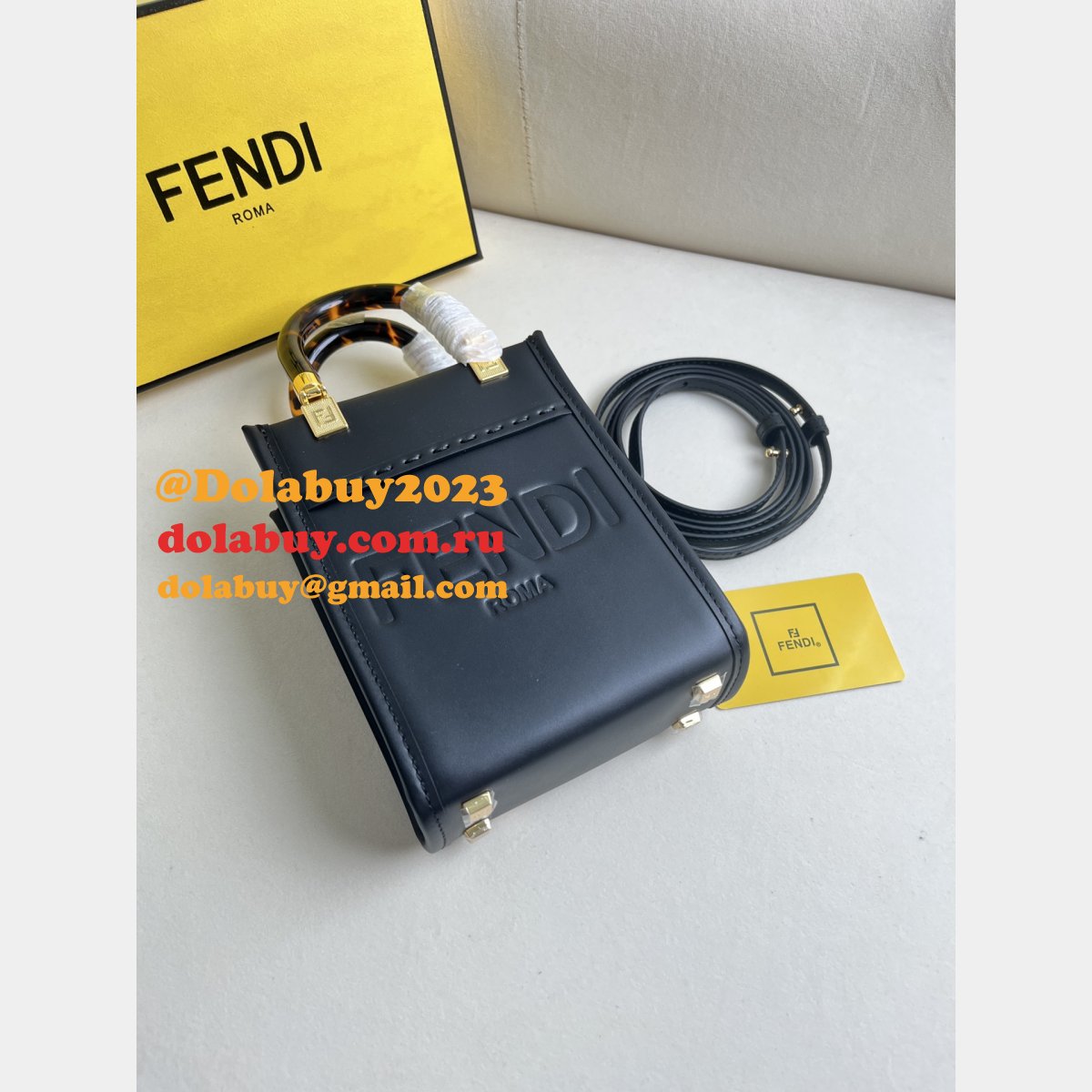 7 star F**di roma sunshine mini handbag
