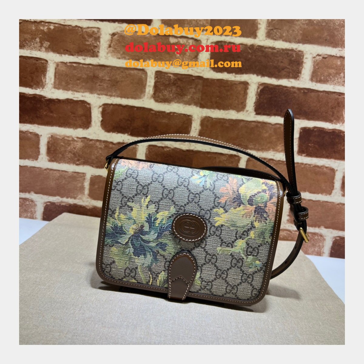 the highest quality fake G*u*i 671620 shoulder bag with interlocking g