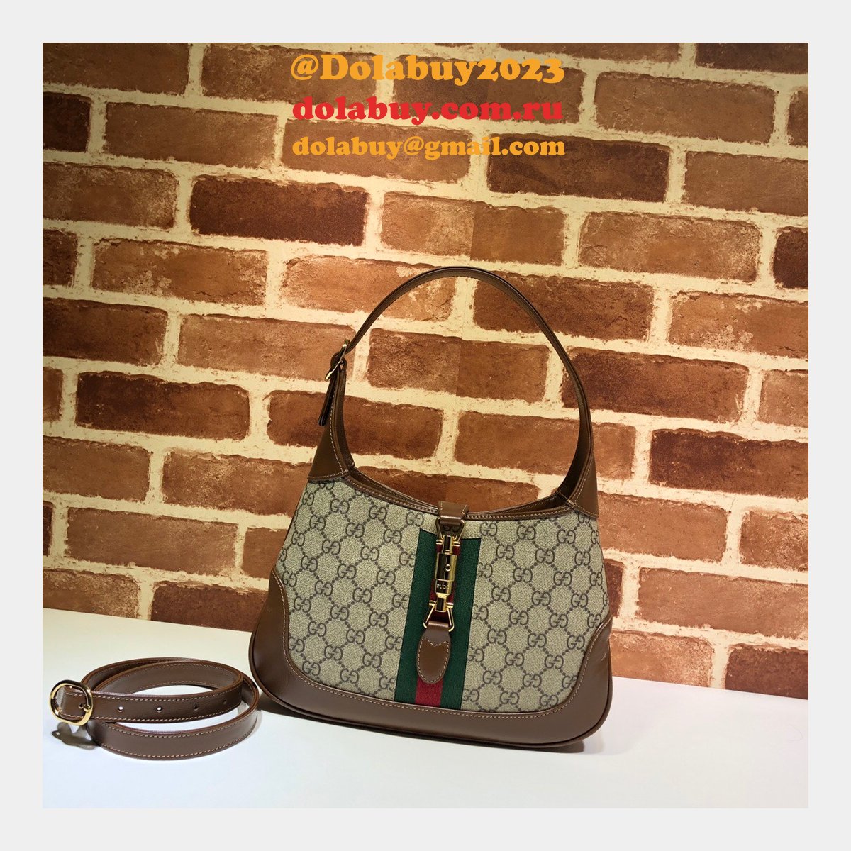 G*u*i replica uk jackie 1961 small hobo bag 636706 gg supreme canvas
