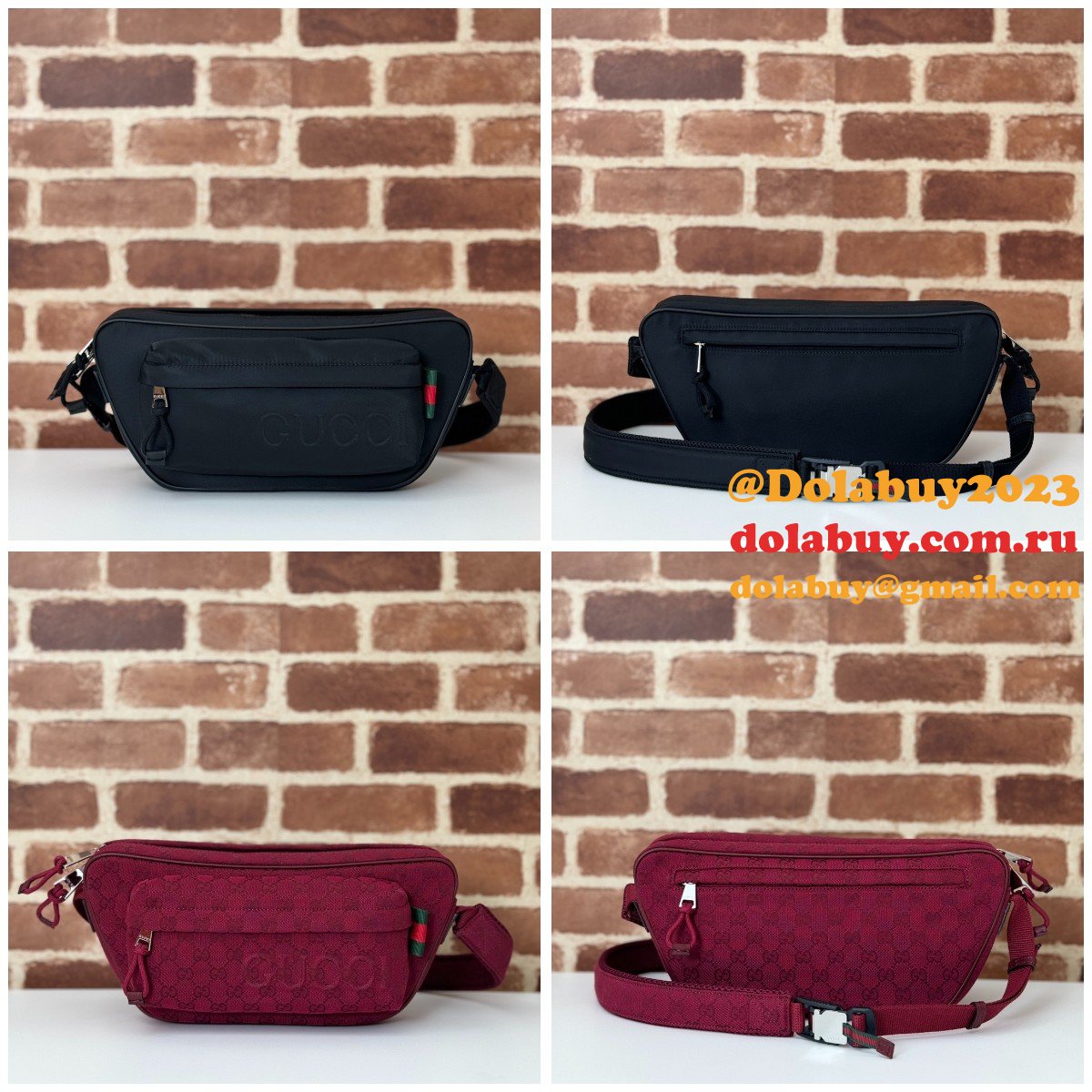 G*u*i 7 star small gg crossbody 802096 luxury fake bag
