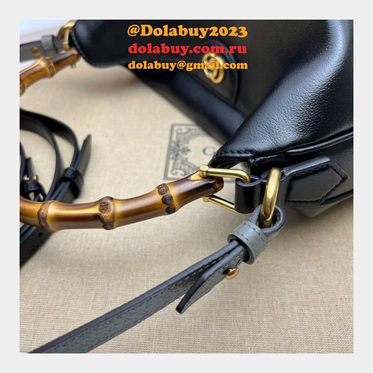 G*u*i 746124 fake diana 1:1 mirror shoulder fashion bag