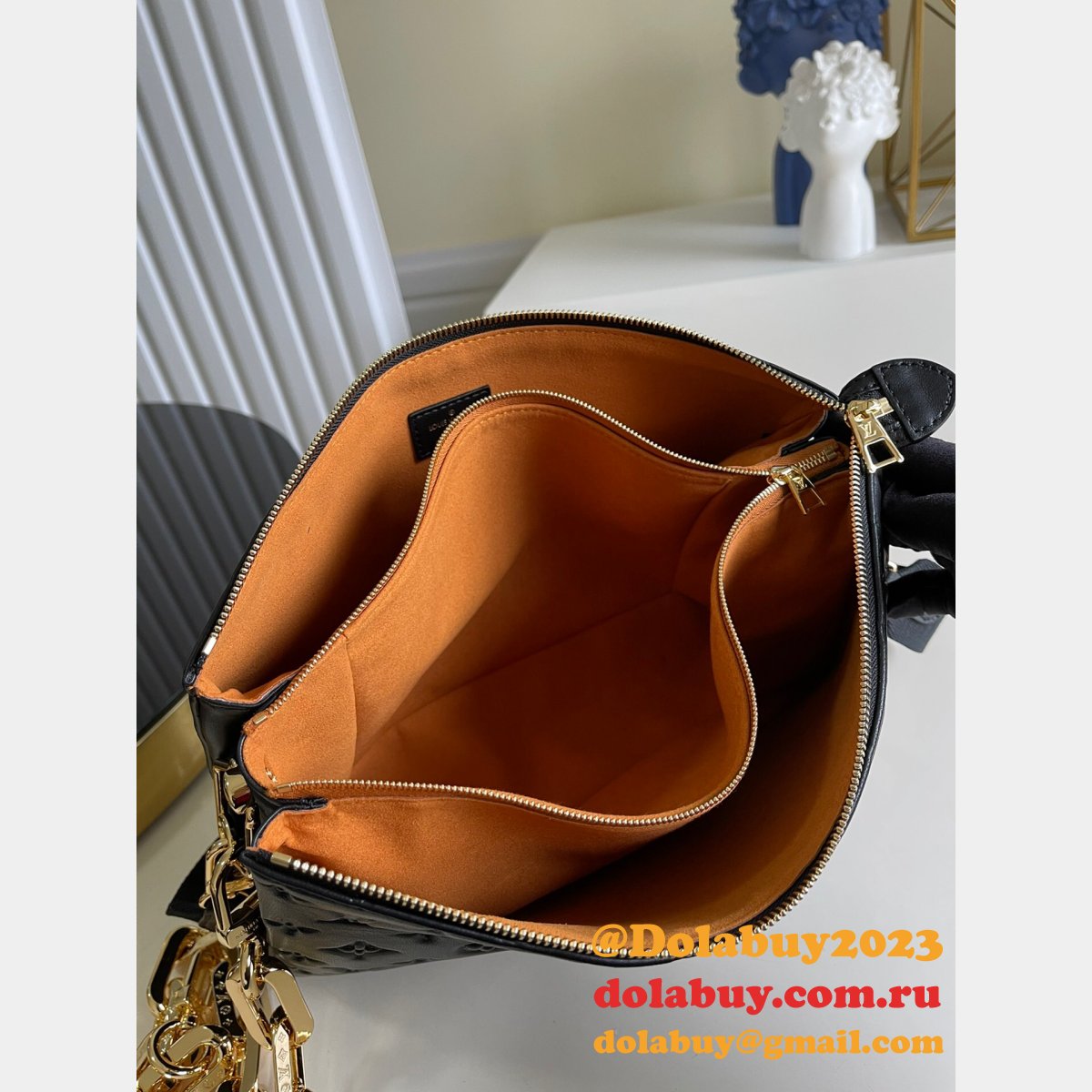 Coussin Other Leathers M57782 Black Louis Vuitton Replica