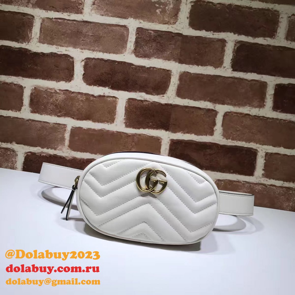 best 476434 G*u*i gg marmont matelassé leather belt bag