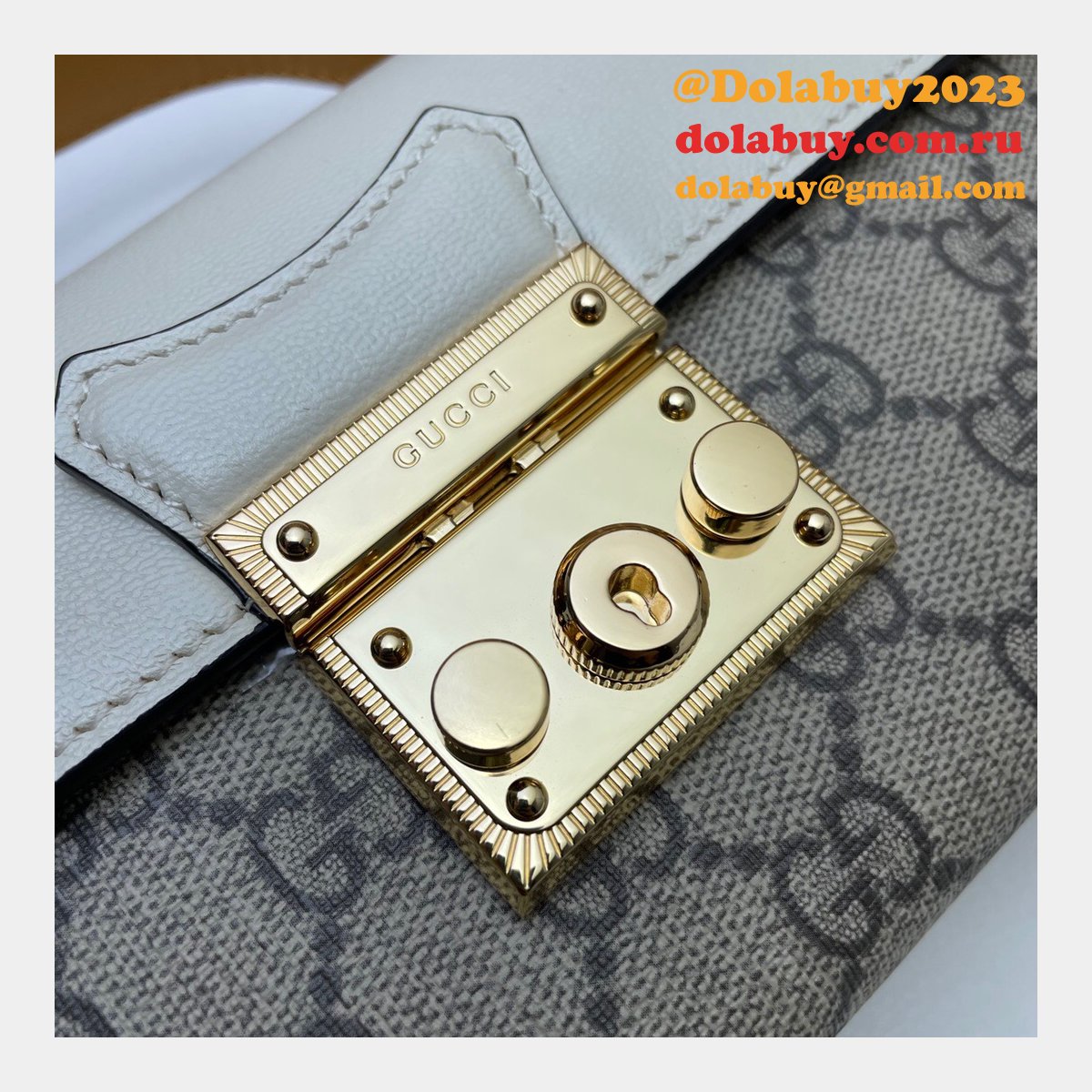 G*u*i replica 7 star 652683 padlock mini bag gg supreme cheap