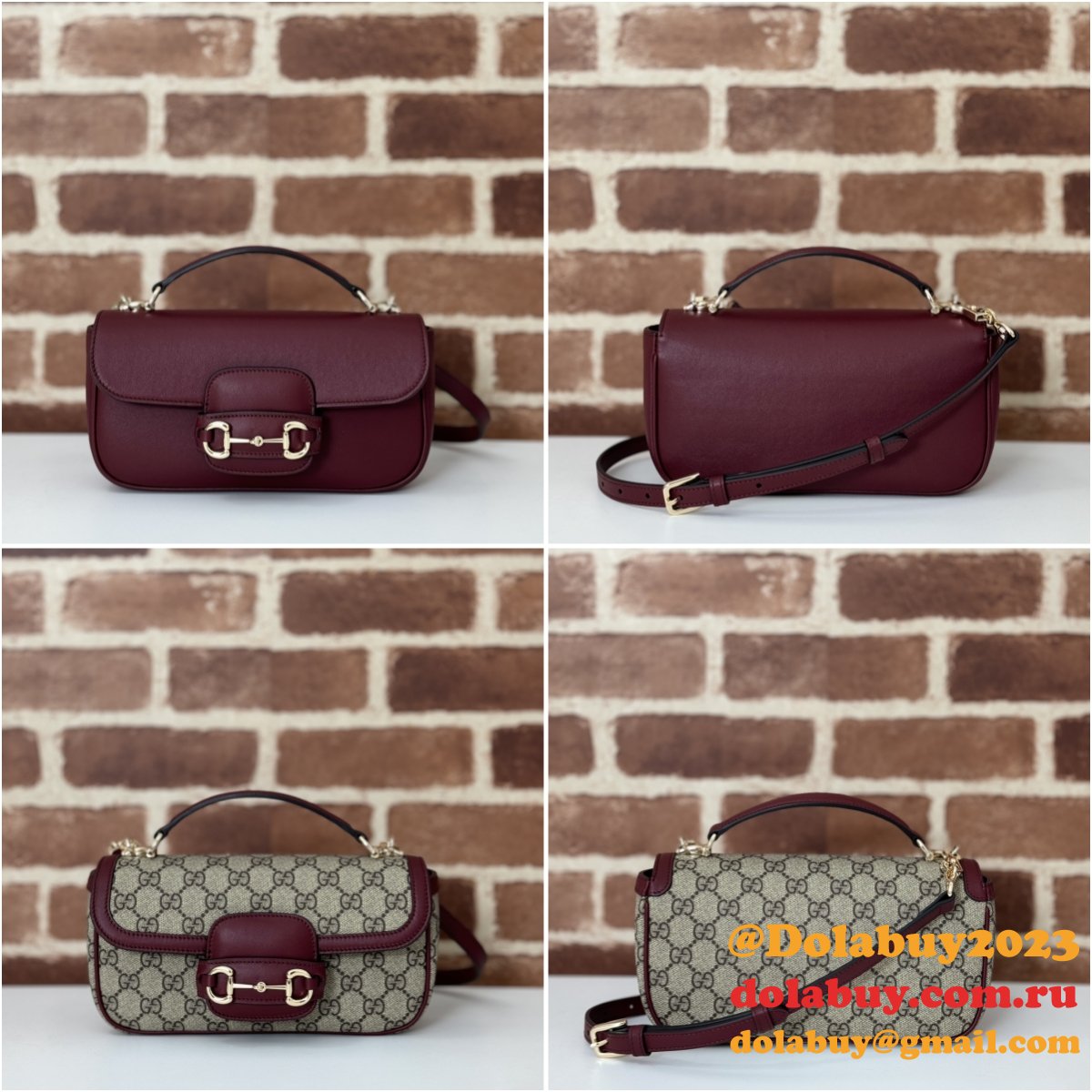 designer G*u*i horsebit duplicate shoulder 815206 7 star bag