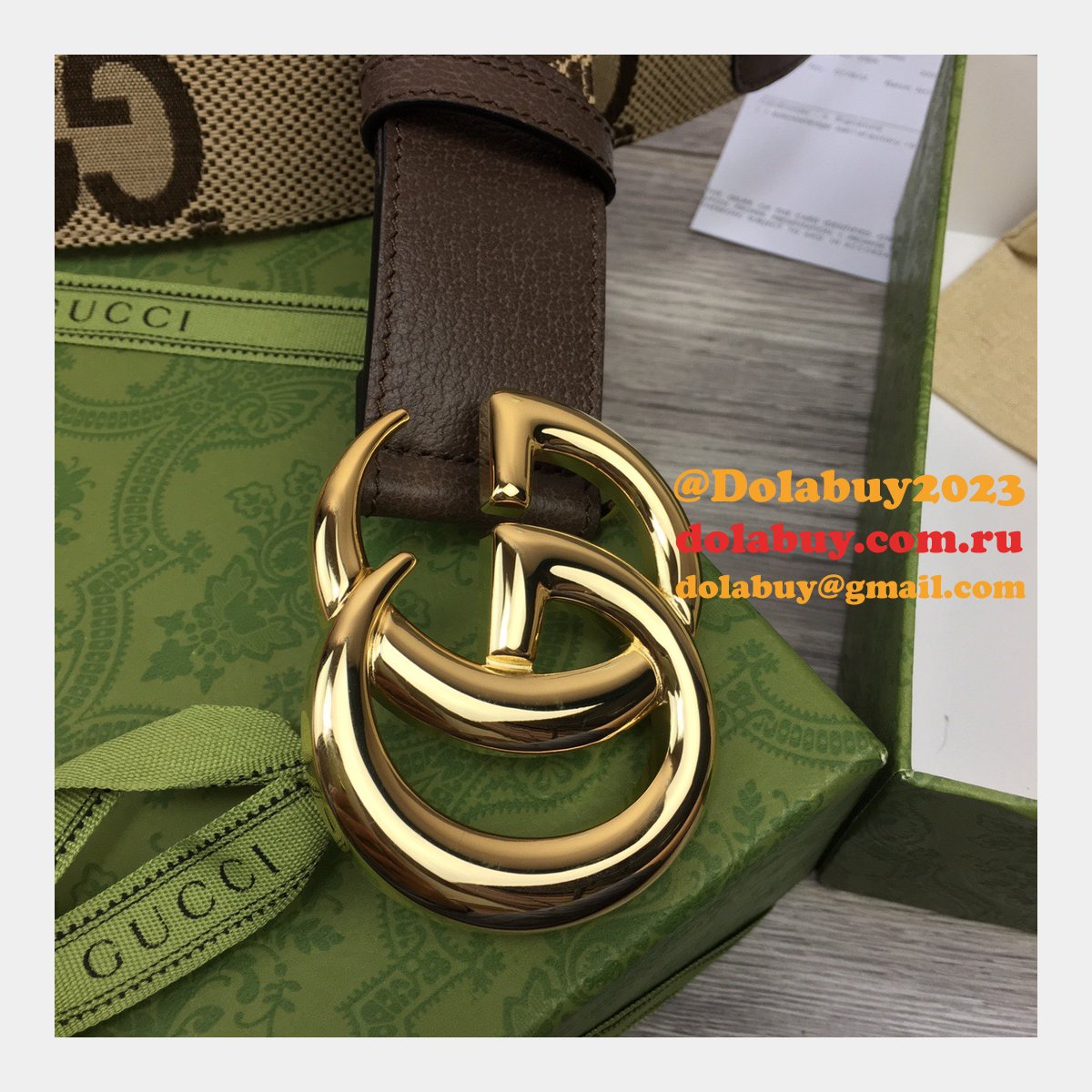 shop 1:1 image mirror G*u*i 3.8cm belts replica bags