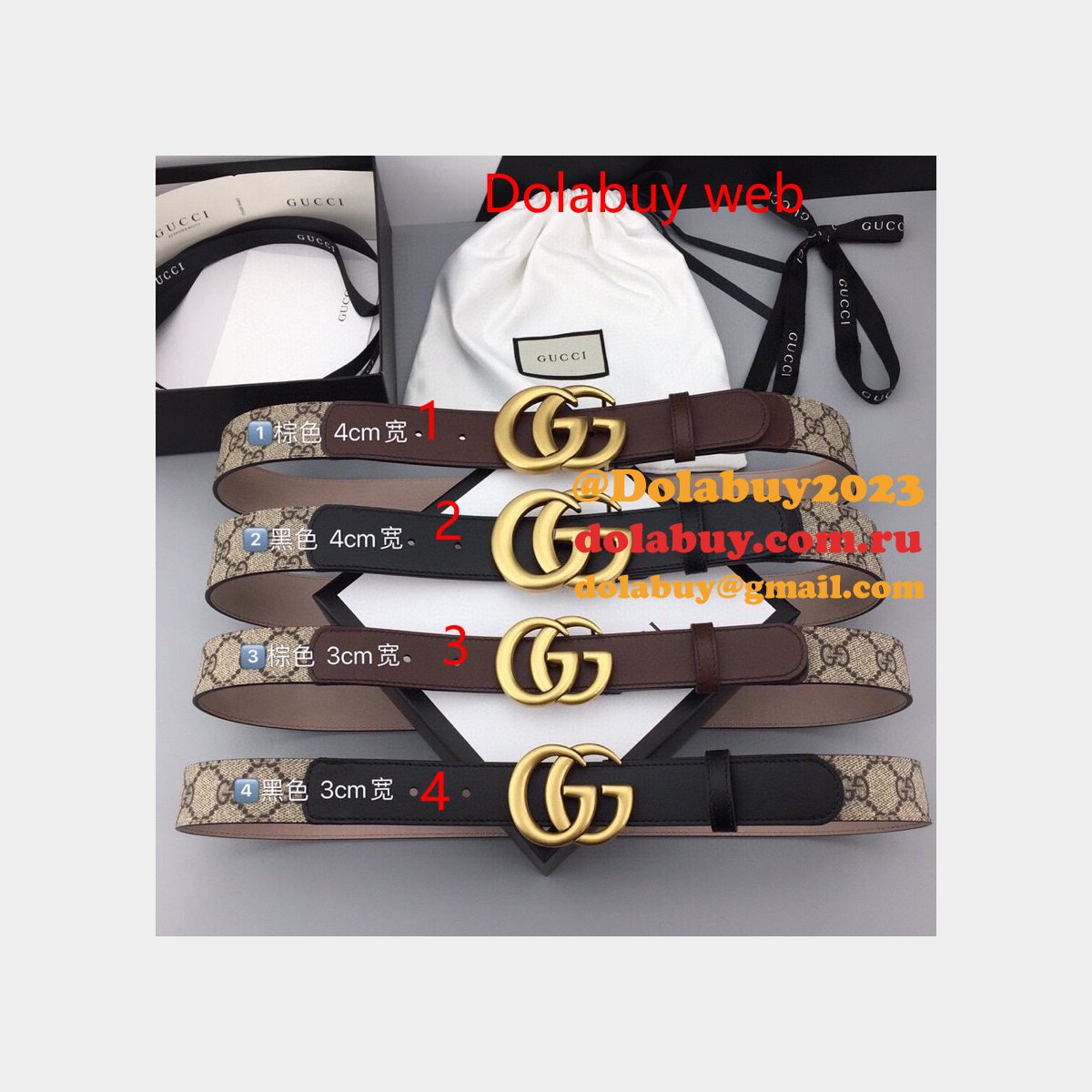 replica luxury G*u*i 3.0cm designer belts online store