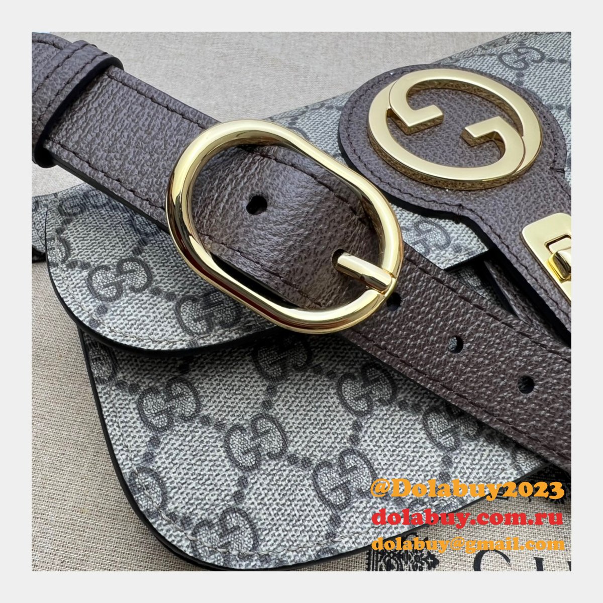 shipping G*u*i the best fake 718154 blondie belt bag