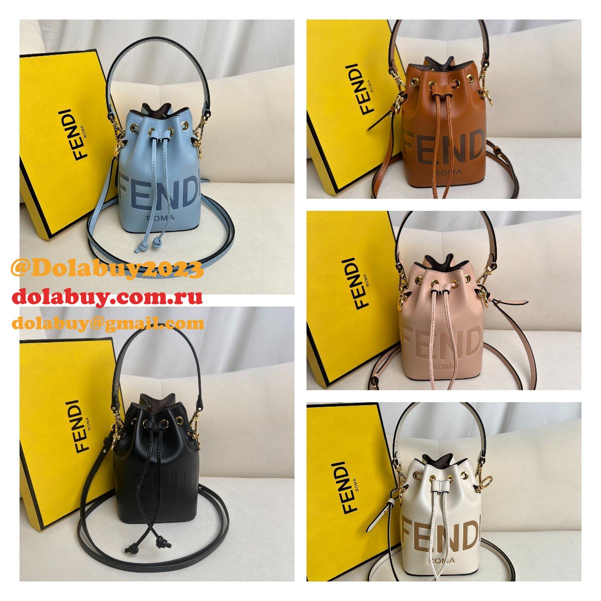 wholesale F**di mon tresor small bucket bag