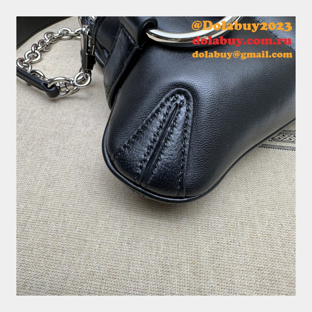 G*u*i designer 764339 horsebit chain knockoff shoulder bag