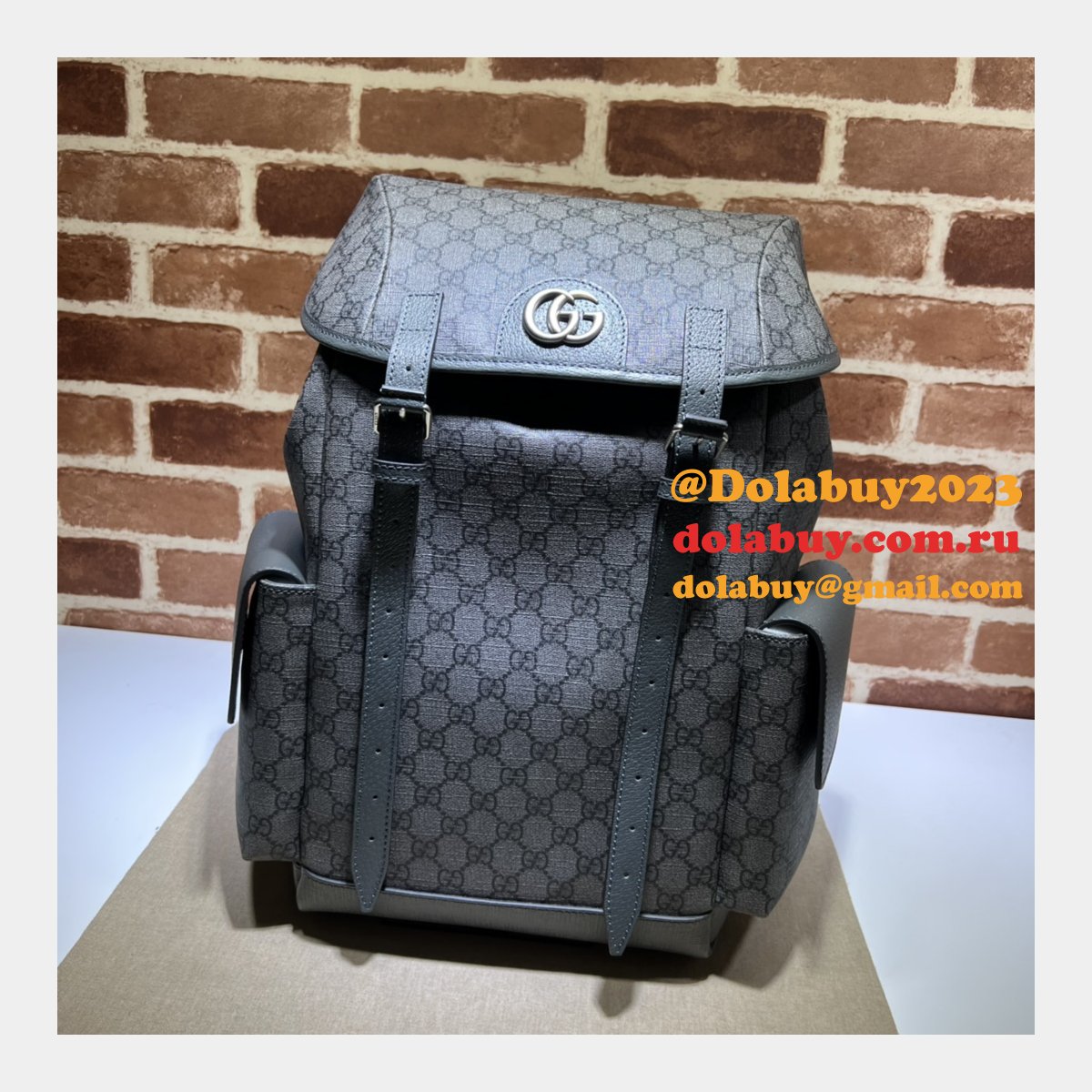 G*u*i 1:1 backpack mens gg supreme ophidia 598140 replica bag