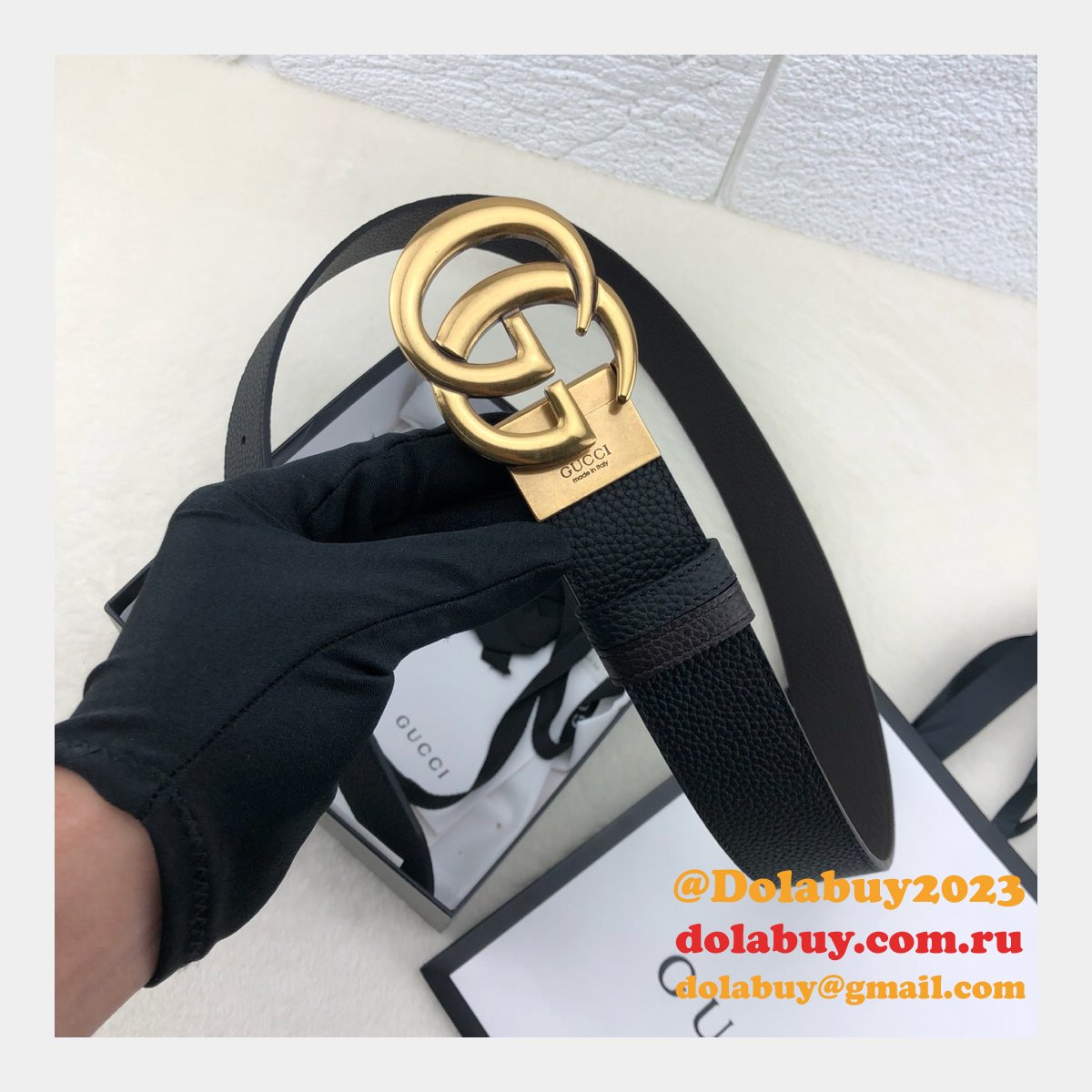 aaa+ G*u*i 38mm replica gg sliver/golden black belt