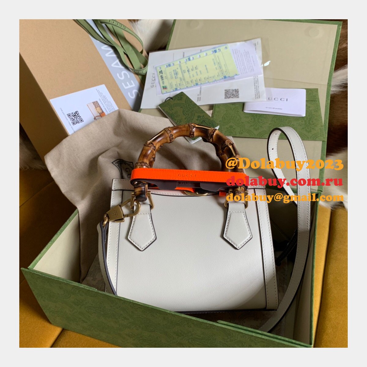 top quality replica G*u*i diana mini tote 655661 bag