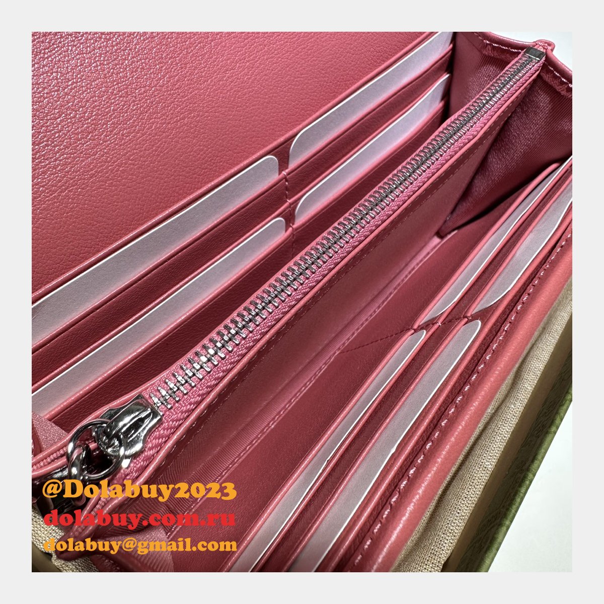 G*u*i replica blondie continental wallet 1:1 mirror 760302 bag