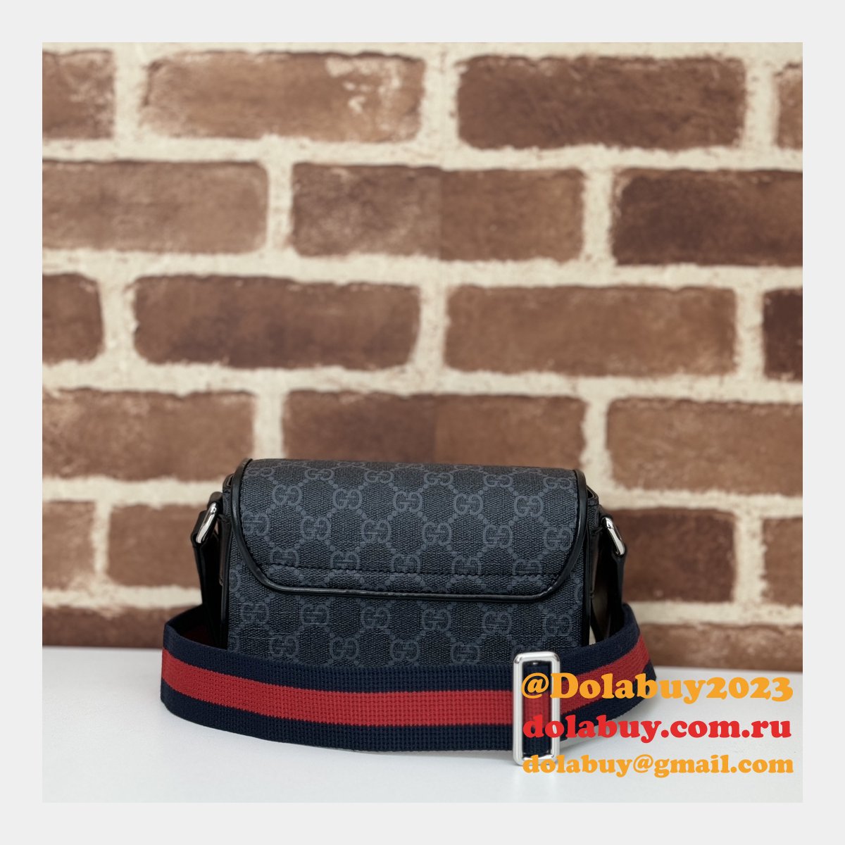 high quality replicas gg super G*u*i 791741 perfect men bag