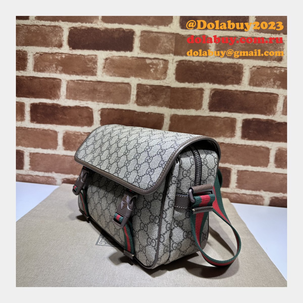 G*u*i designer 760123 mens messenger replica bag