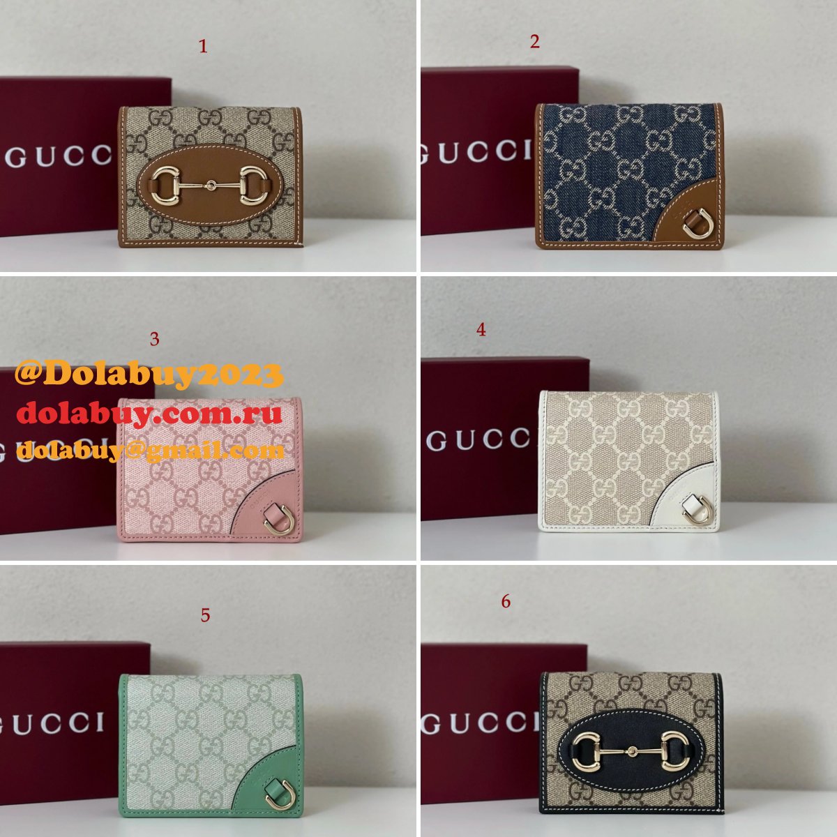 G*u*i inspired gg emblem compact wallet 820692/621887 bag