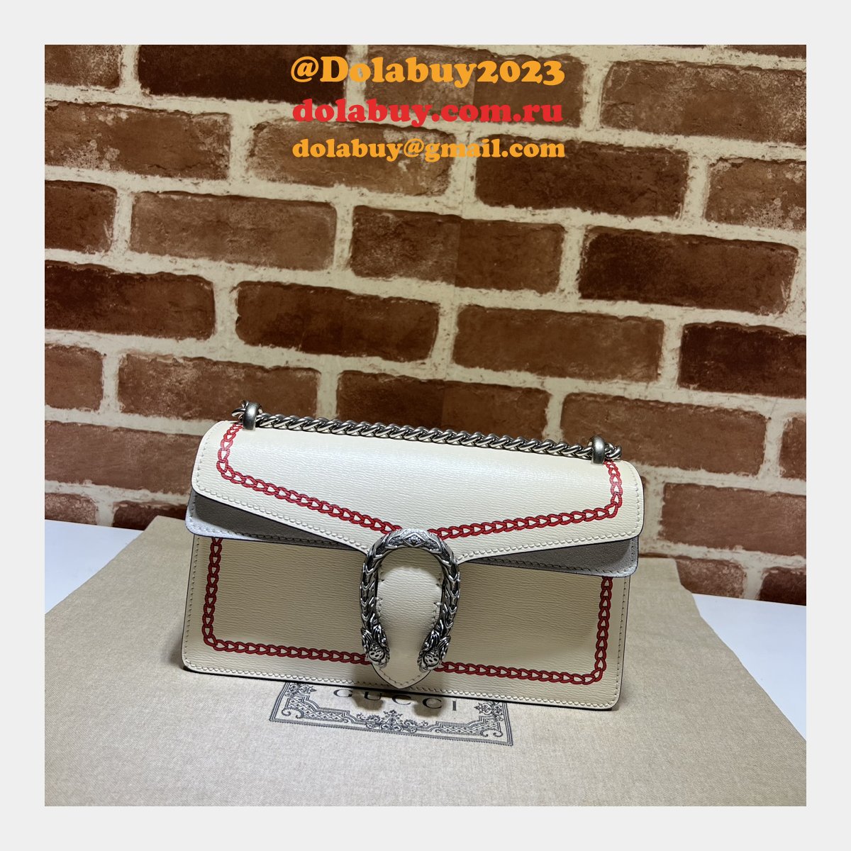 G*u*i dionysus replicas gg crossbody 499623 rectangular bags