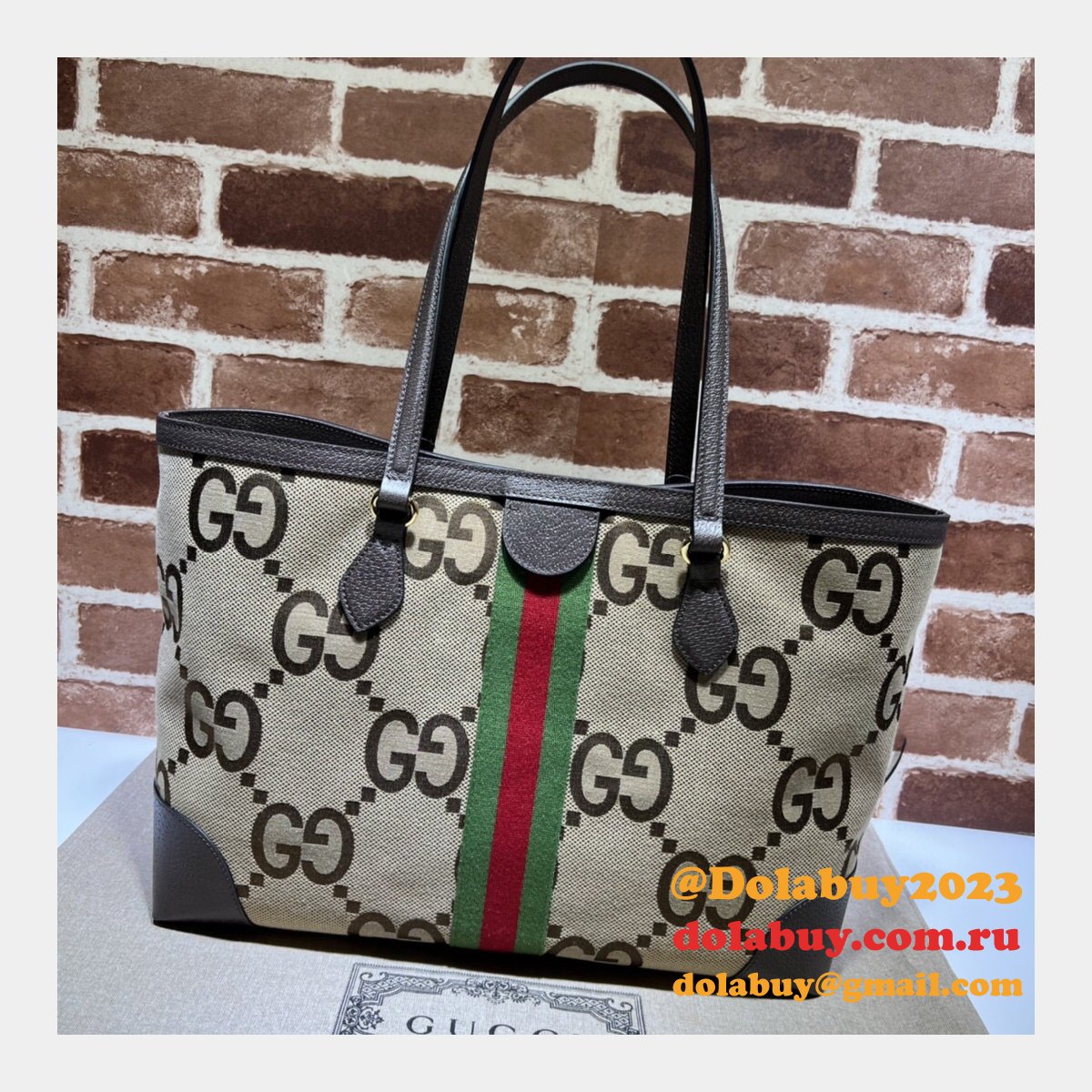 replica G*u*i perfect ophidia jumbo gg medium tote 631685 bag