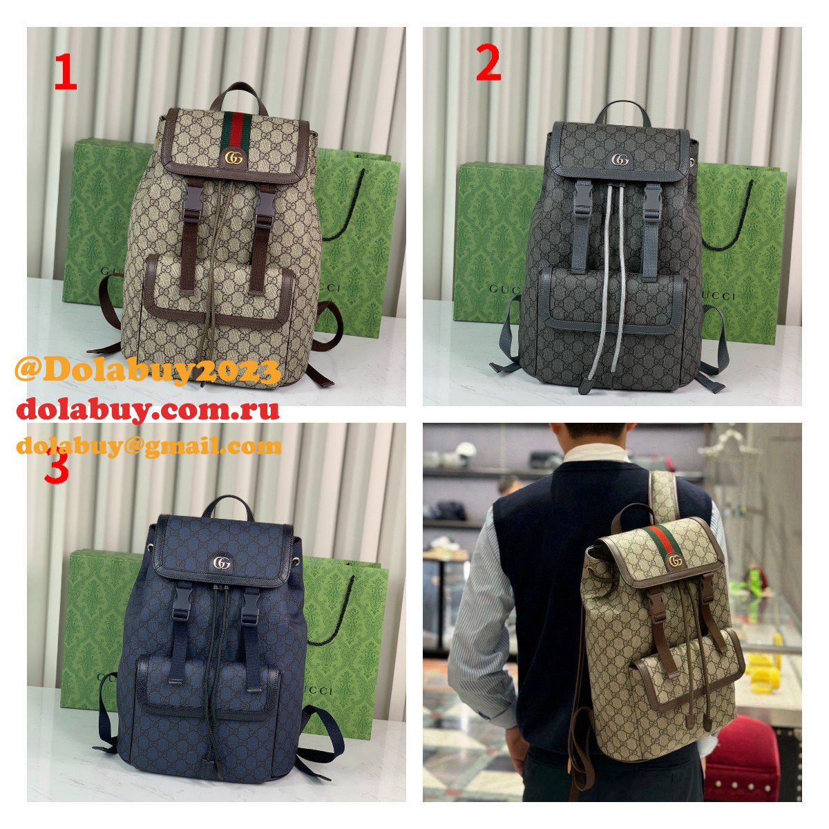 luxury G*u*i ophidia gg backpack 792114