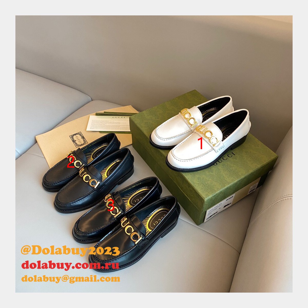 luxury G*u*i new top quality loafers replica shoes