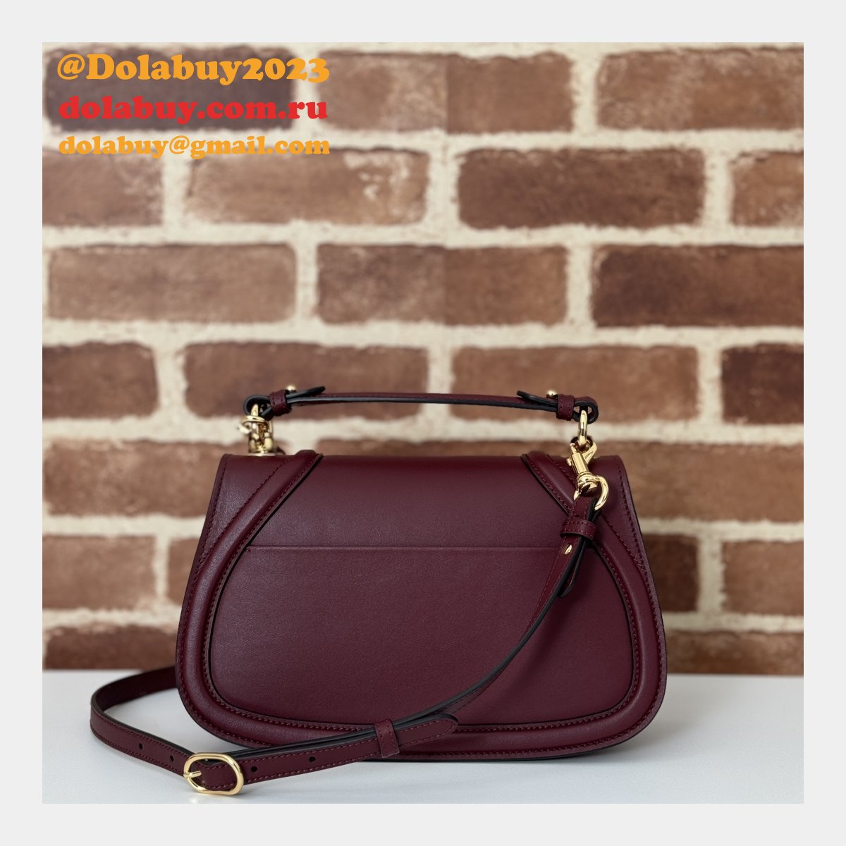 G*u*i inspired blondie small top handle 815714 luxury bag
