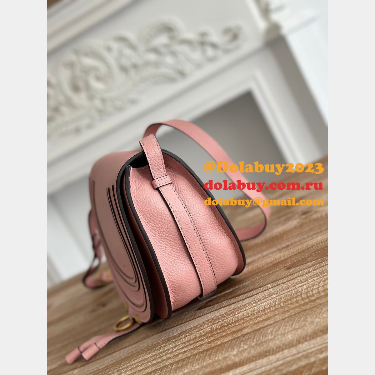 Top Quality Luxury Chloe Marcie Cowhide Handbag