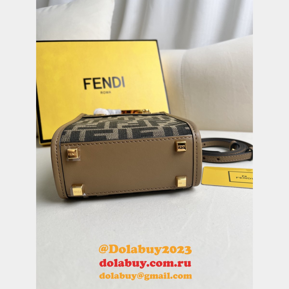 7 star F**di roma sunshine mini handbag