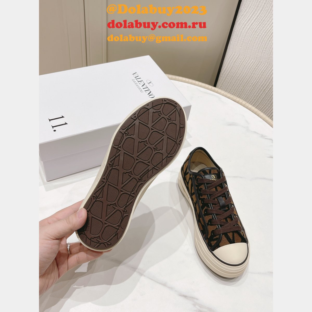 replica Va1e*ntin0 one stud vlogo 3d tpu casual sneakers aaa+ shoes