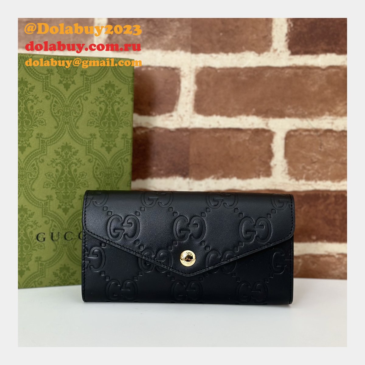 perfect best G*u*i replica 1:1 mirror 772791 gg continental wallet