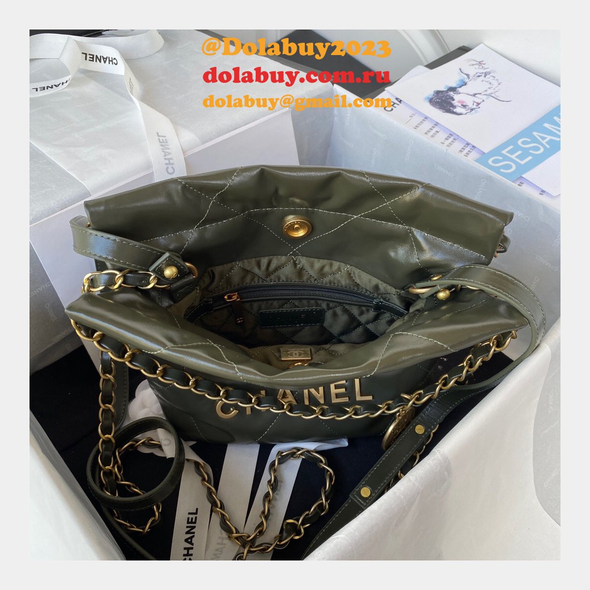 New Fashion AS3263 Shiny calfskin Designer Replica Handbag 20CM