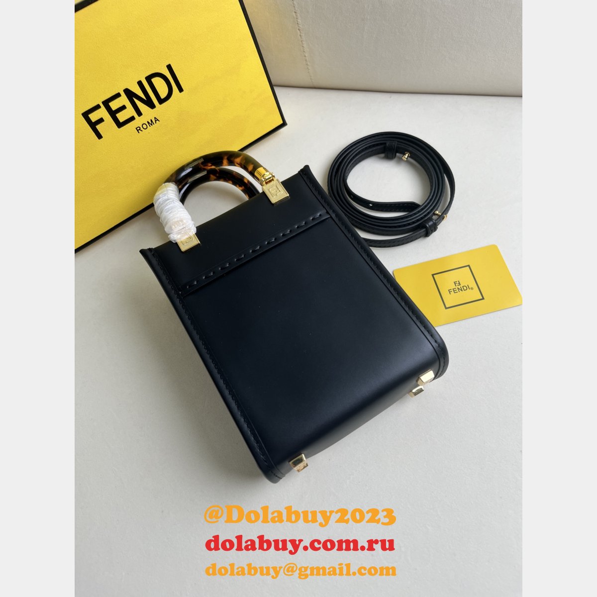 7 star F**di roma sunshine mini handbag