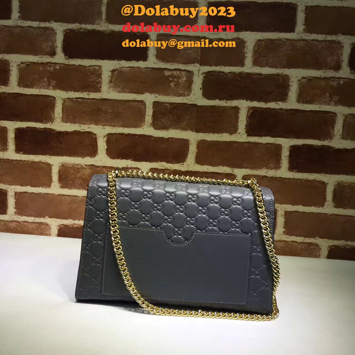 replica 7 star G*u*i padlock medium gg shoulder 409486 bag