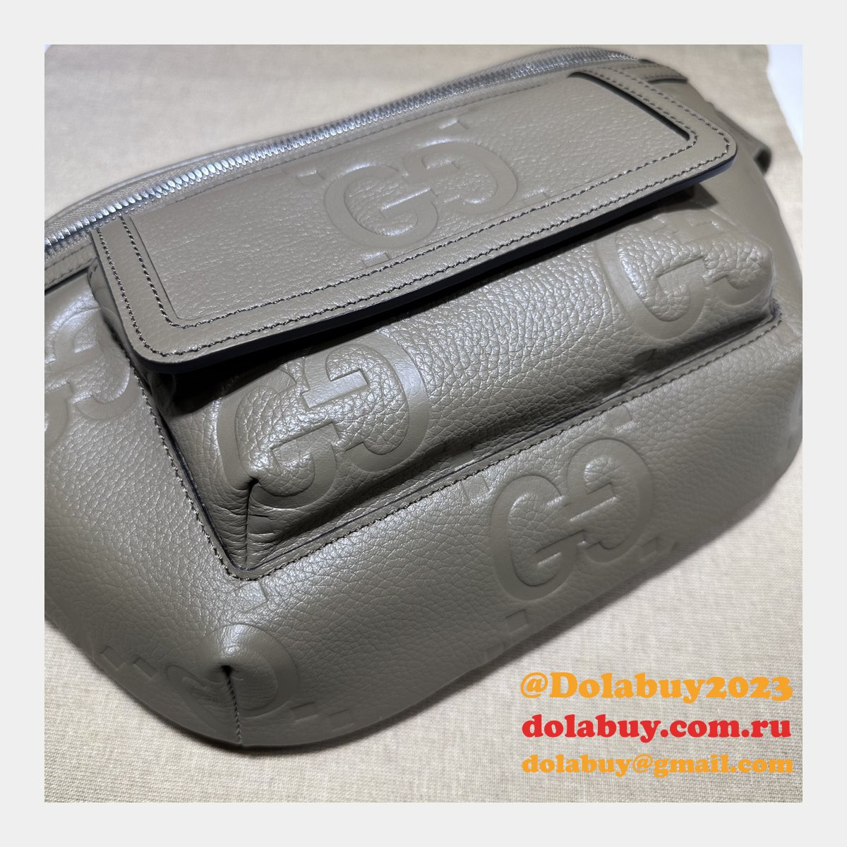 G*u*i 7 star g jumbo belt 645093 replica bag