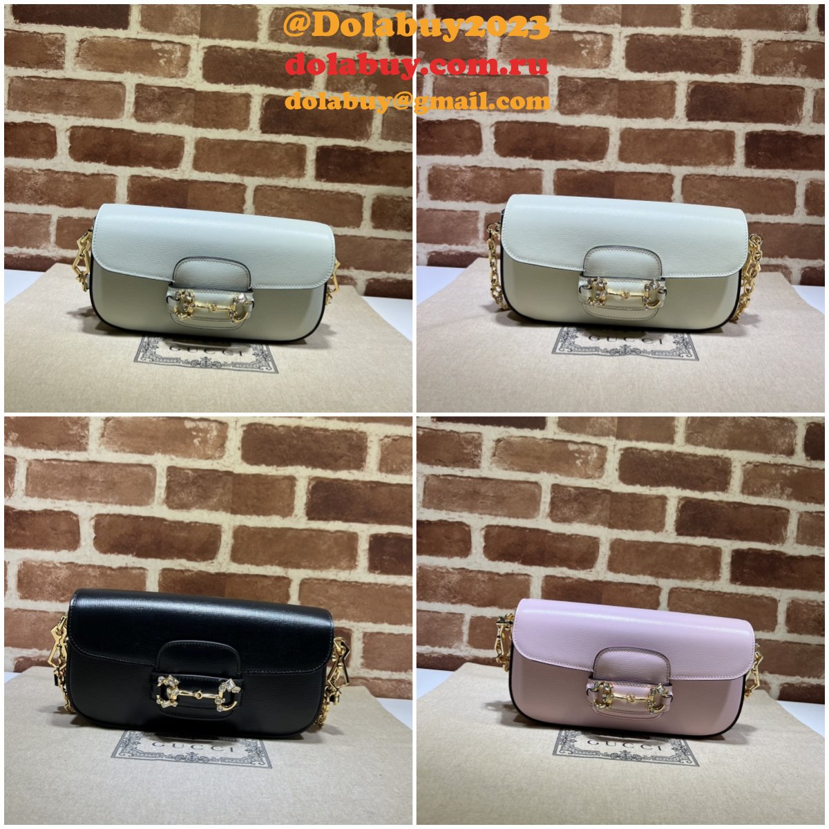 replica G*u*i horsebit 1955 shoulder chain 735178 designer bag