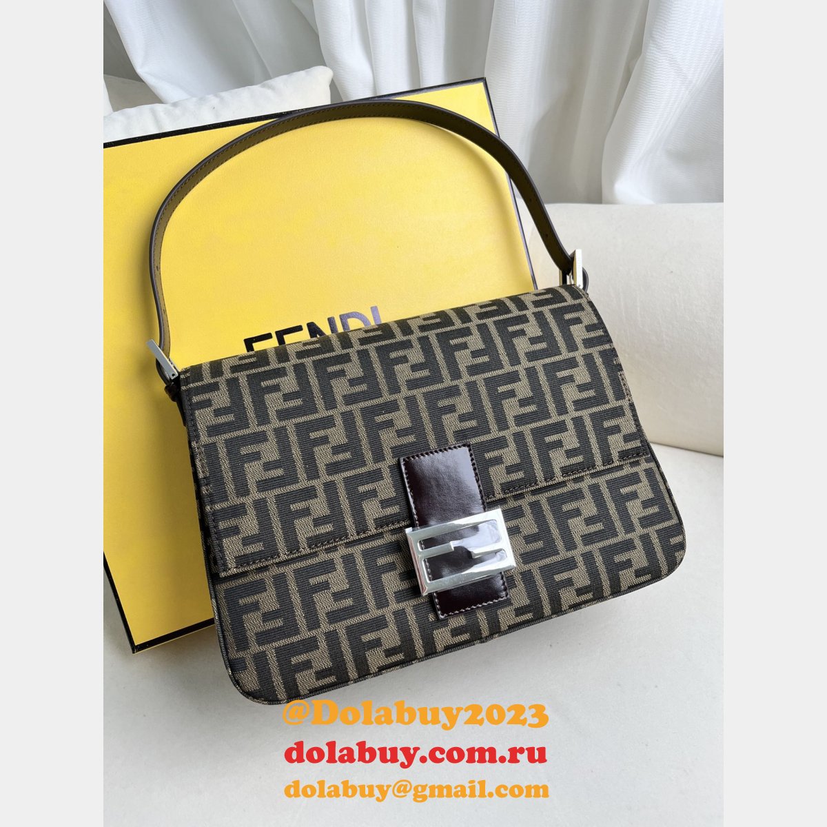 luxury F**di vintage tote fashion women bag